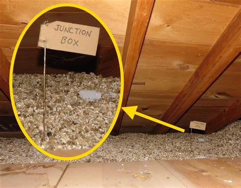 insulation around electrical junction boxes in an attic|attic junction box insulation requirements.